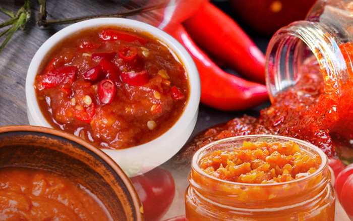 Gác bếp sấy khô thịt trâu