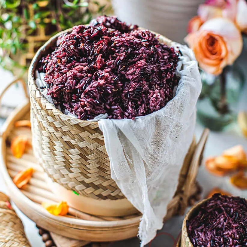 Gạo nương tím dẻo Lai Châu